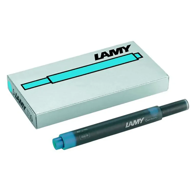 Lamy T10 Ink Cartridge - Turquoise Pack of 5
