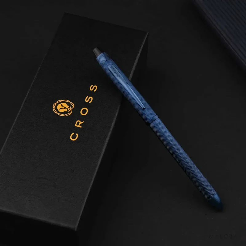 Cross Tech3+ Dark Blue - Multifunction Ballpoint Pen PVD
