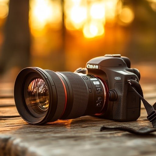 camera-on-sunset-stockcake