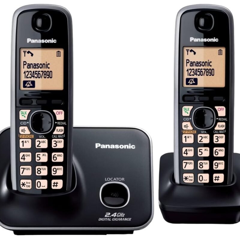 Panasonic KX-TG3712SXB Cordless Landline Phone (Black)