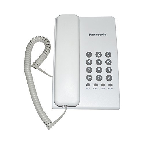 Panasonic KX-TS400SXW Corded Landline Phone (Black)