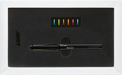 Lamy Safari multicolor all-black – Fountain Pen Set