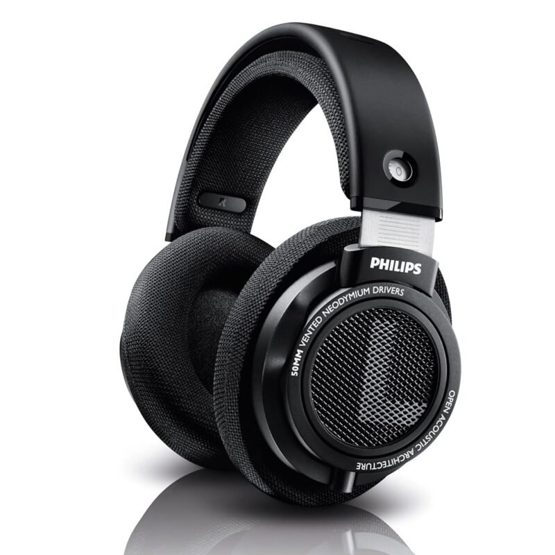 Philips SHP9500 Hi-Fi Open Back Headphones, 50mm Drivers