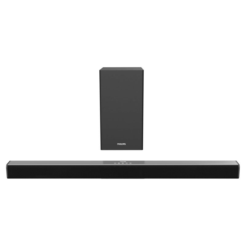 Philips TAB4228 2.1 Channel Soundbar, 160W with Wired Subwoofer