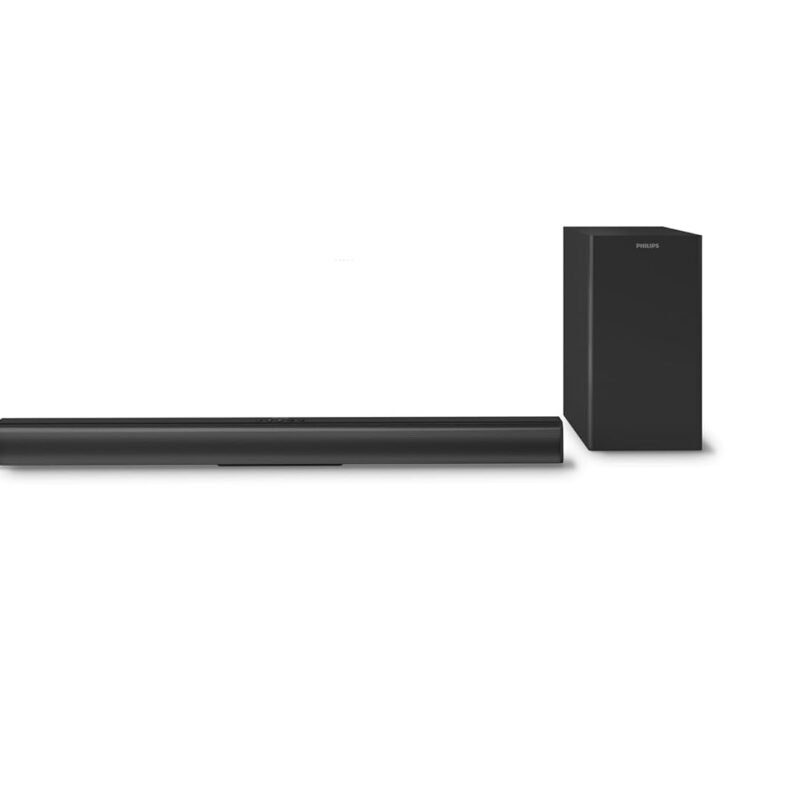 Philips TAB4329 2.1 Channel Soundbar, 100W with 6.5” Subwoofer