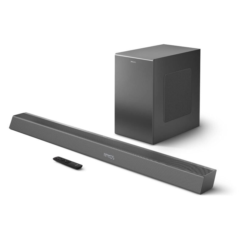 Philips TAB8947 3.1.2 Channel Dolby Atmos Soundbar, 660W Home Theatre